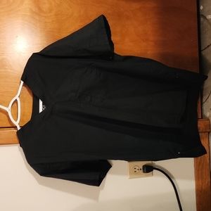 Men's Black scrub top
